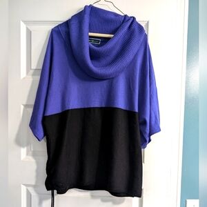 Cute purple and black sweater
